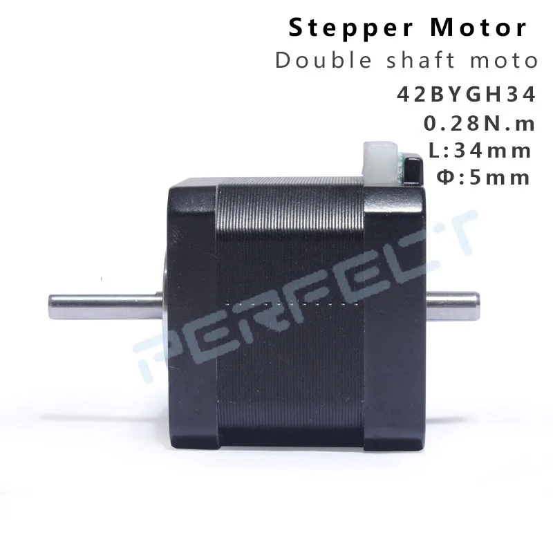Closed Loop Stepper Motor Nema 17 - 이중 샤프트 모터 42BYGH34 Nema 17